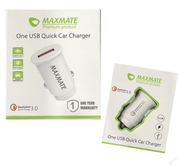 one usb quick car charger