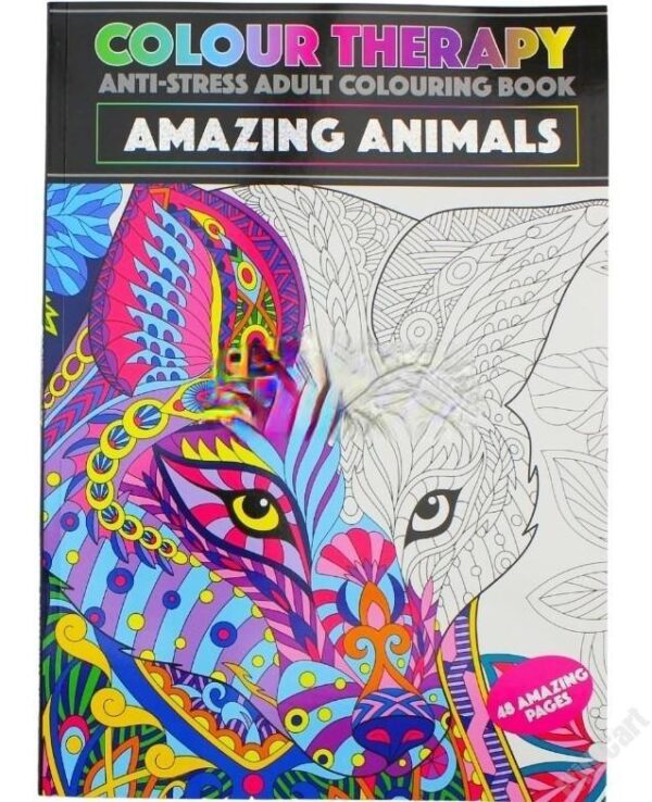 anti stress adult colouring book