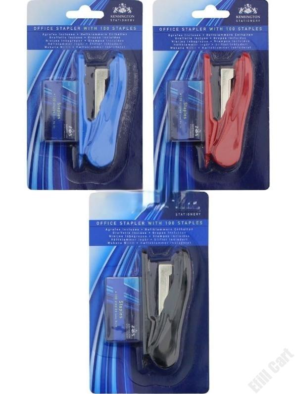 Office Stapler With Staples – Assorted Colours