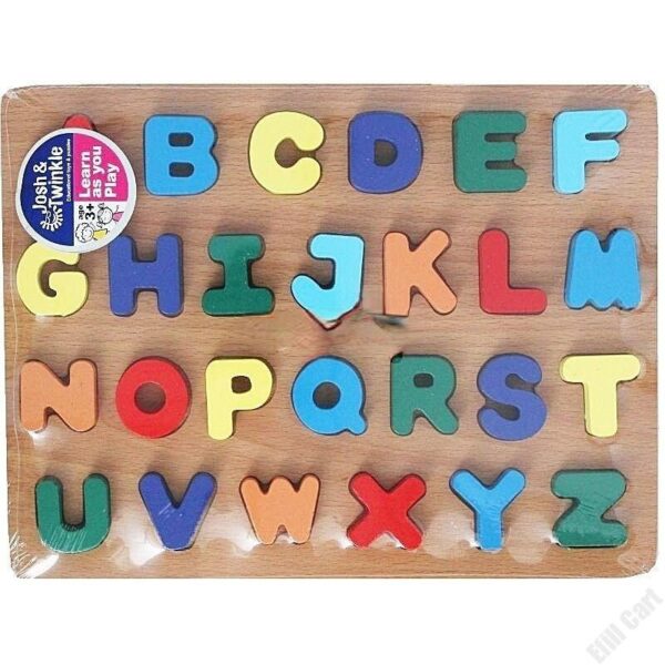 Wooden 3D Letters Matching Educational Toy/Puzzle