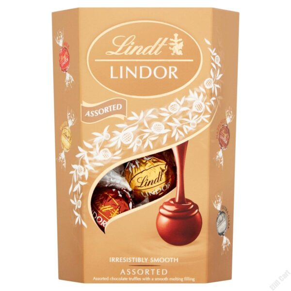 Lindt Lindor Assorted Chocolate Cornet Truffles - 200g