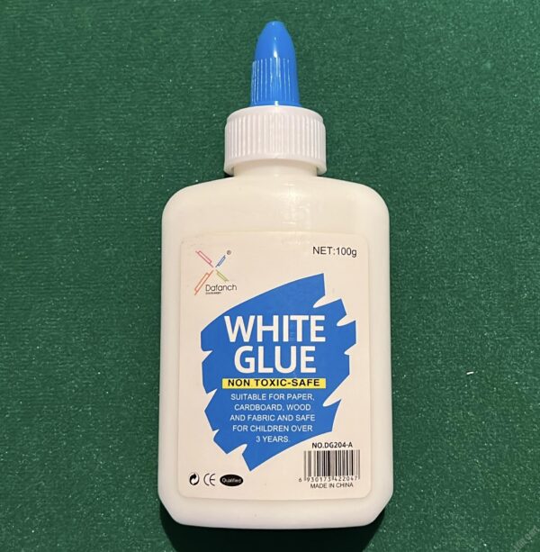 White Glue A Great Take On An Stationery Essential Suitable For Paper, Carboard, Wood & Fabric Non Toxic- Safe For Children Over 3 Years